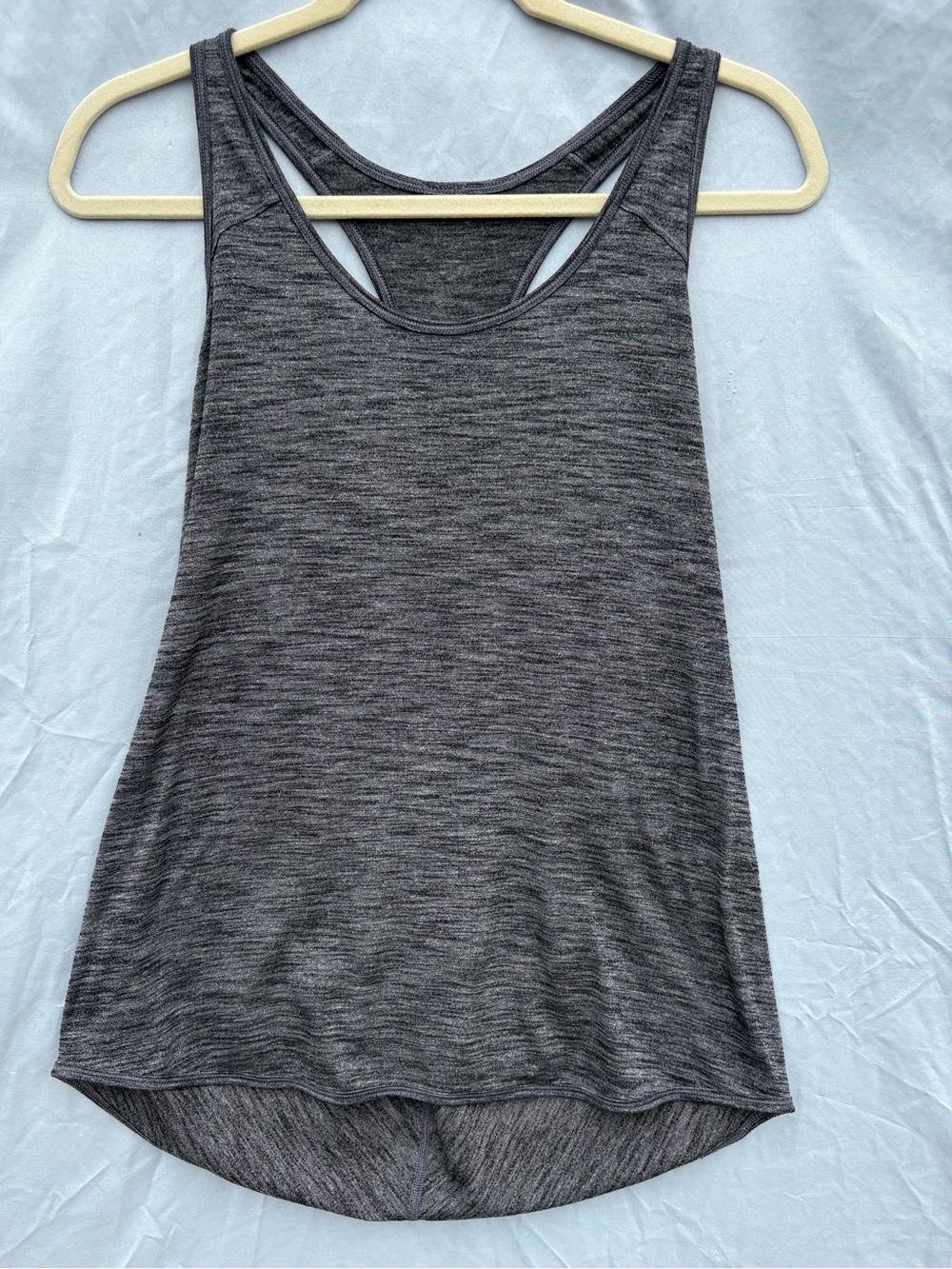 lululemon athletica Dark Charcoal Heather Racerback Tank